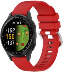  SILICONE Cserélhető szíj Garmin-hez Approach S50 piros