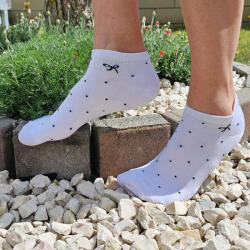 Aura Via Bambusz titokzokni pöttyös-masnis 5 pár/cs 35-38 91456