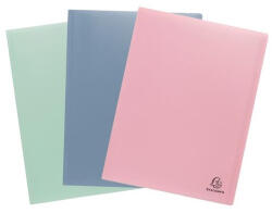 Exacompta Bemutatómappa Exacompta Autentik A/4 40 részes PP vegyes színek (88439E) - papir-bolt