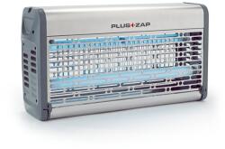 PlusZap -30 elektromos rovarcsapda - rozsdamentes acél (ZE127SP) szilánkbiztos UV fénycsövekkel