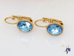 Gerti antiallergén Swarovski köves fülbevaló-18K (F-1171-sw)