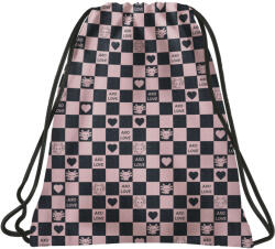 DERFORM Pepita tornazsák, 41x35cm, BackUp, 2025, A15, axolotl mintával (DFM-WOB7A15)