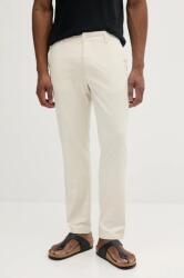 Pepe Jeans nadrág SLIM CHINO POPLIN férfi, bézs, egyenes, PM211873 - bézs 30