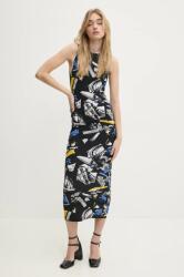 Moschino Jeans ruha fekete, maxi, testhezálló, 0471 3242 - fekete S