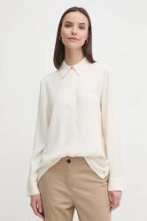Tommy Hilfiger ing női, galléros, bézs, relaxed, WW0WW44045 - bézs 42