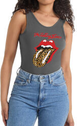 AMPLIFIED дамско боди the rolling stones - leopard - amplified - zav853d55