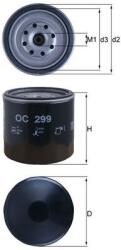 MAHLE Filtru ulei MAHLE OC 299 - automobilus