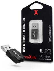 Maxlife USB Type-C - USB adapter - Maxlife USB-C To USB 3.0 Adapter - 5A - fekete (TF-0129)