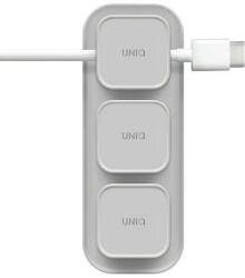 UNIQ Pod Mag mágneses kábelrendező + alap szürke/törtfehér