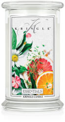 Kringle Candle Essentials lumanare parfumata mare cu 2 fitiluri (624 g),