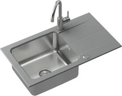 Quadron Edward chiuvetă din granit-oțel 78x44 cm gri/grafit/onix FUS_E7844SZ_3623500BS (FUSE7844SZ3623500BS) Chiuveta