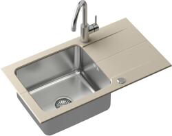 Quadron Edward chiuvetă din granit-oțel 78x44 cm bej FUS_E7844BE_3623500BS (FUSE7844BE3623500BS) Chiuveta