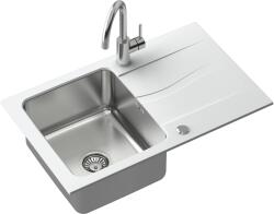 Quadron Michael chiuvetă din granit-oțel 78x48 cm alb FUS_M7848BI_3623500BS (FUSM7848BI3623500BS) Chiuveta