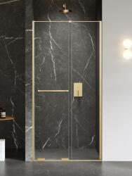 NEW TRENDY Smart zuhanyajtók 120 cm tolható arany csiszolt/átlátszó üveg EXK-7512 (EXK7512)
