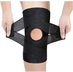VivaFit Tépőzáras térdrögzítő keresztpántokkal XL méret, GYVFTKXL