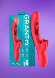 INTOYOU Grant 3 - Csiklókaros vibrátor orális kényeztetőkkel
