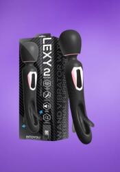 INTOYOU Lexy 2 - 2 in 1 masszírozó vibrátor (fekete)