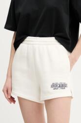 Abercrombie & Fitch rövidnadrág női, bézs, nyomott mintás, magas derekú, KI186-5045 - bézs XL