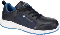 Portwest FX2 Eco Composite Trainer S3S SR - Fekete/Kék - 44 (FC07BKB44)