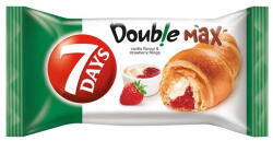 7DAYS Double Croissant vanília-eper ízű 80 g - foodker