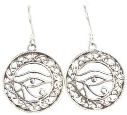  Cercei din Argint 925 Horus - 24 x 24 mm - 1 Pereche