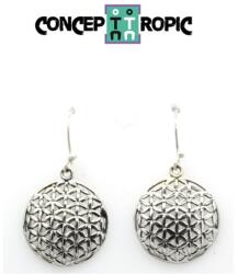  Cercei din Argint 925 Floare - 21 x 21 mm - 1 Pereche - concepttropic - 260,00 RON