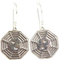  Cercei din Argint 925 Octograma - 18 x 18 mm - 1 Pereche