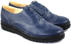 GKR Ciucaleti Pantofi dama casual din piele naturala bleumarin - P29OBLMBOX - ellegant
