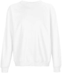 SOL'S Columbia, unisex környakas pulóver, SO04182-03814, White-2XL (so04182wh-2xl)