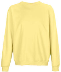 SOL'S Columbia, unisex környakas pulóver, SO04182-03814, Light Yellow-XL (so04182lye-xl)