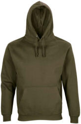 SOL'S Condor, unisex kapucnis pulóver, SO04181-03815, Army-XS (so04181ar-xs)