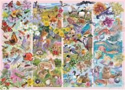 Gibsons - Puzzle Creaturi curioase - 1 000 piese