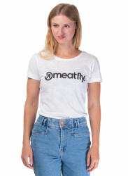 Meatfly дамска тениска Ladies MF Logo B - White | Размер Meatfly | Byal | ЖЕНИ | XS