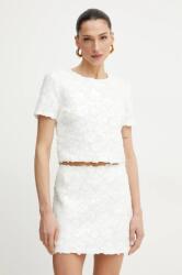 Michael Kors felső fehér, női, sima, MS551OOHHS - fehér S