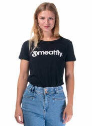 Meatfly дамска тениска Ladies MF Logo A - Black | Размер M | 100% памук Meatfly | Byal | ЖЕНИ | XS