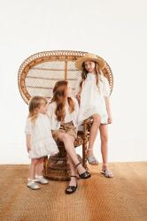 Twinset gyerek pamutruha fehér, mini, harang alakú, 251GJ2410 - fehér 116