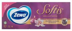 Zewa Papír zsebkendő, 4 rétegű, 10×9 db, ZEWA Softis, aromatherapia (KHHZ11)