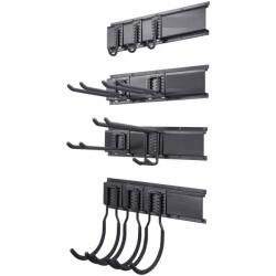 Set 4 organizatoare unelte, Otel, carlige incluse, max 270 kg, 1628 x 260 x 270 mm (QMGJ600LBS64RPCCIV0)