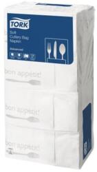 Tork Szalvéta, 1/8 hajtogatott, 3 rétegű, 39, 5×39 cm, TORK Soft Bon Appetit Cutlery Pocket, decor (KHH469)