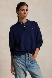 Ralph Lauren felső sötétkék, női, sima, 211947966 - sötétkék L