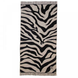 Greenwich Polo Club Prosop de Plajă De bumbac Black / Beige cu franjuri 180x90cm. 267901803738 (267901803738) Prosop