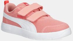 PUMA gyerek sportcipő Courtflex V3 Mesh PS narancssárga, 398085 - narancssárga 35