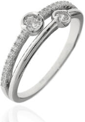 Fine Silver AG123044 - Ezüst női gyűrű Méret: 55 (AG123044)