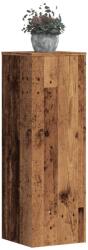 vidaXL 2 db antik fa színű szerelt fa növénytartó állvány 30x30x100 cm (3307889)