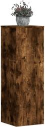 vidaXL 2 db füstös tölgy szerelt fa növénytartó állvány 33x33x100 cm (3307886) - vidaxl