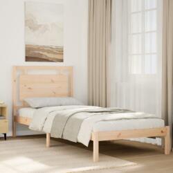 vidaXL tömör fa extra hosszú ágykeret matrac nélkül 100 x 220 cm (3309199)