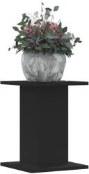 vidaXL 2 db fekete szerelt fa növényállvány 30 x 30 x 40 cm (3307847) - vidaxl