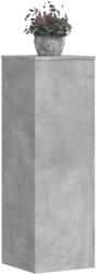 vidaXL 2 db betonszürke szerelt fa növénytartó állvány 33x33x100 cm (3307885)