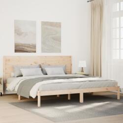 vidaXL tömör fa extra hosszú ágykeret matrac nélkül 200 x 220 cm (3309291)