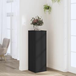 vidaXL fekete szerelt fa növényállvány 33 x 33 x 100 cm (852952)